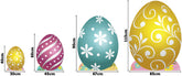 Easter Eggs 907 Cardboard Cutout Set of 3